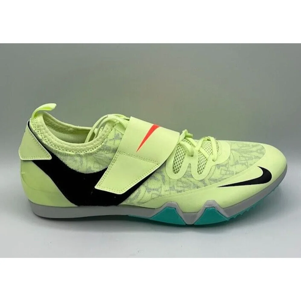 NIKE ZOOM POLE VAULT BARELY VOLT‎ TRACK SPIKES AA1204-700 MENS SIZE 13 NWOB